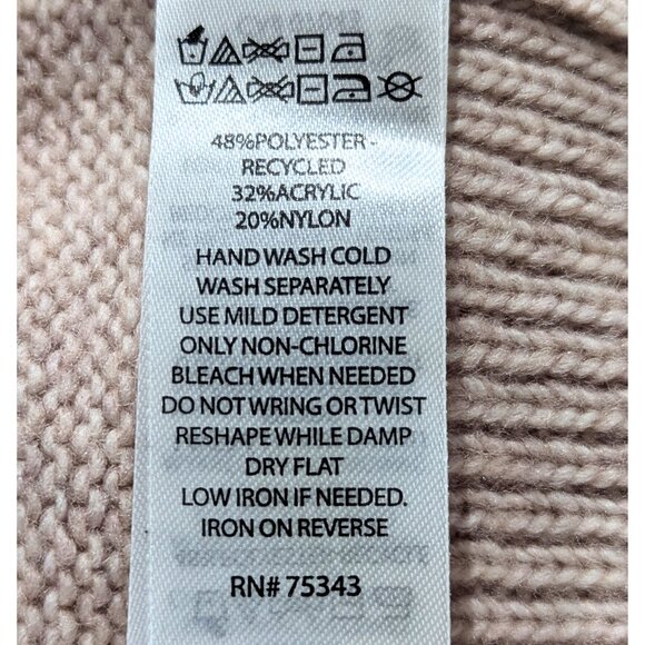 💫 Jessica Simpson Ribbed Foldover Turtleneck Sweater – Size S – NWT - Picture 5 of 6